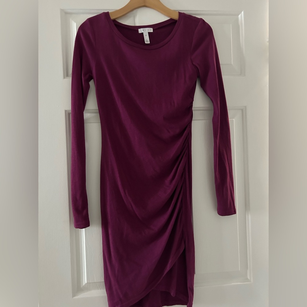 Keith Ruched Long Sleeve Dresd - Picture 2 of 3